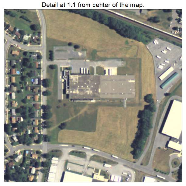 Robesonia, Pennsylvania aerial imagery detail