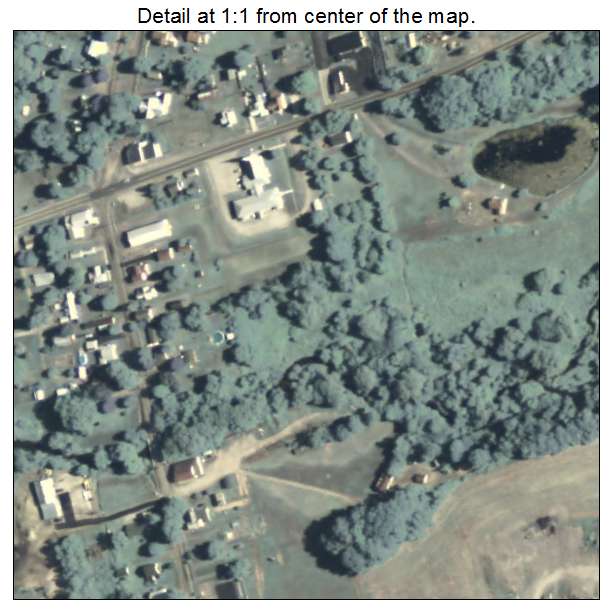 Roseville, Pennsylvania aerial imagery detail