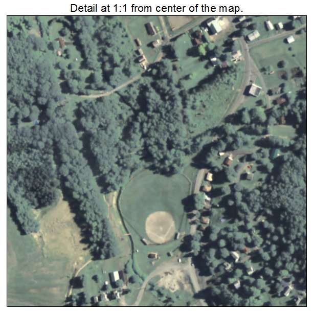 Rossiter, Pennsylvania aerial imagery detail