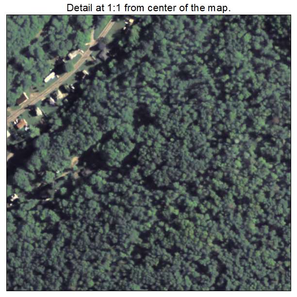 Rouseville, Pennsylvania aerial imagery detail