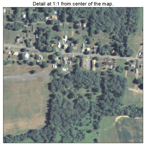Rouzerville, Pennsylvania aerial imagery detail