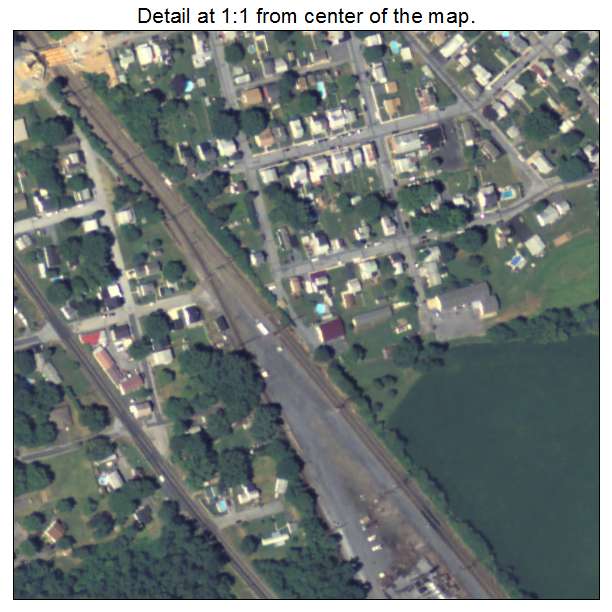 Royalton, Pennsylvania aerial imagery detail
