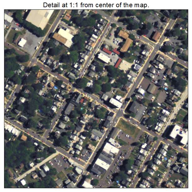 Royersford, Pennsylvania aerial imagery detail