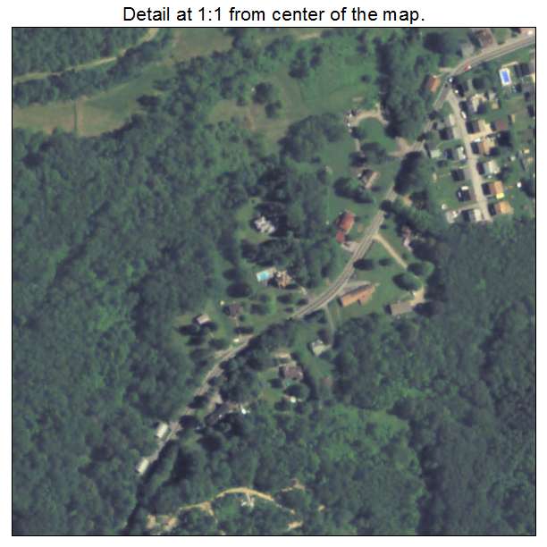 Russellton, Pennsylvania aerial imagery detail