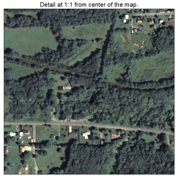 Salix Beauty Line Park, Pennsylvania aerial imagery detail