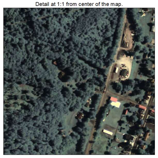 Salladasburg, Pennsylvania aerial imagery detail
