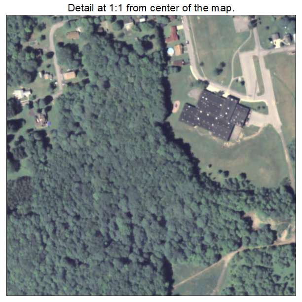 Sandy, Pennsylvania aerial imagery detail