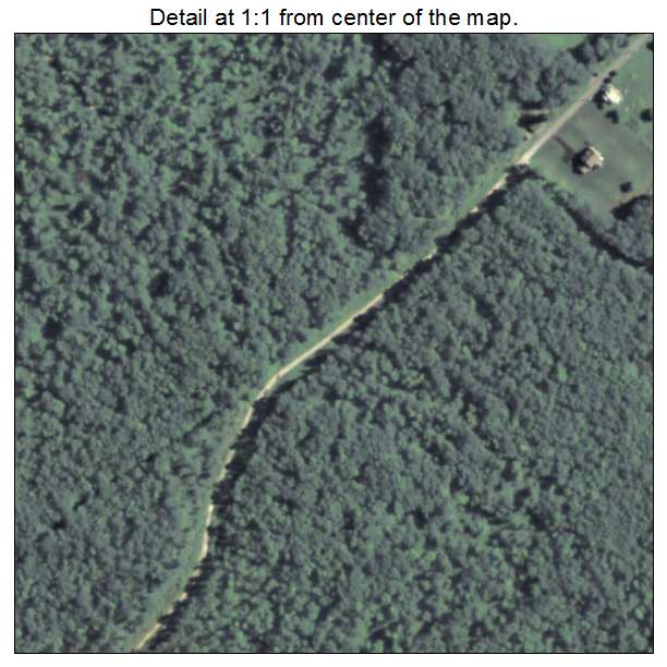 Sandy Ridge, Pennsylvania aerial imagery detail