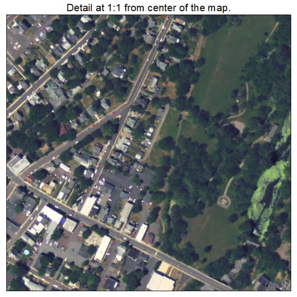 Sellersville, Pennsylvania aerial imagery detail