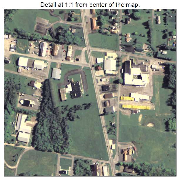 Seneca, Pennsylvania aerial imagery detail