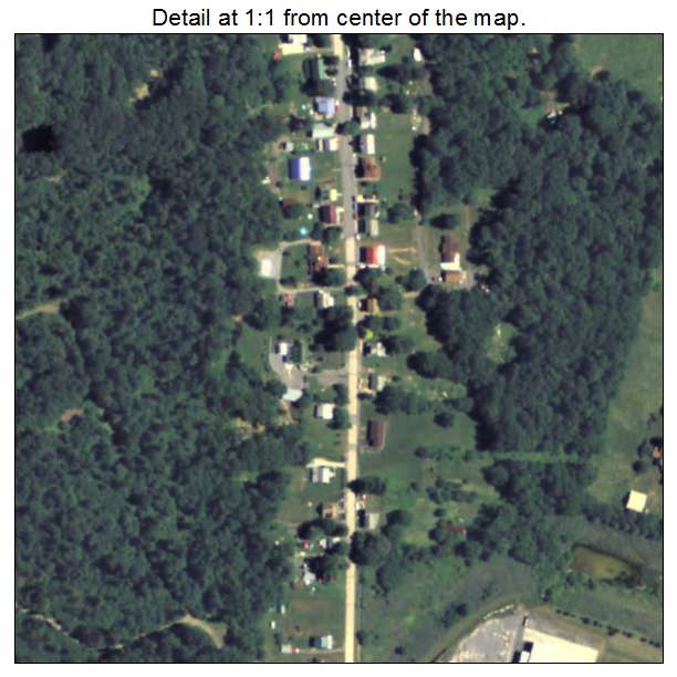 Shade Gap, Pennsylvania aerial imagery detail