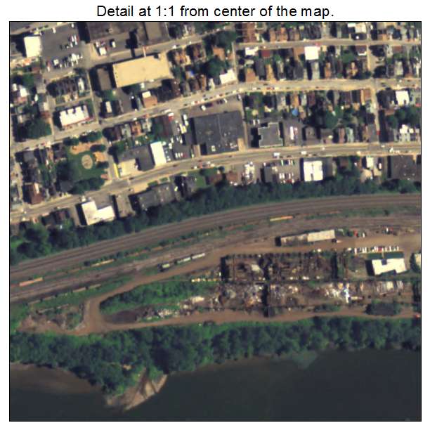 Sharpsburg, Pennsylvania aerial imagery detail