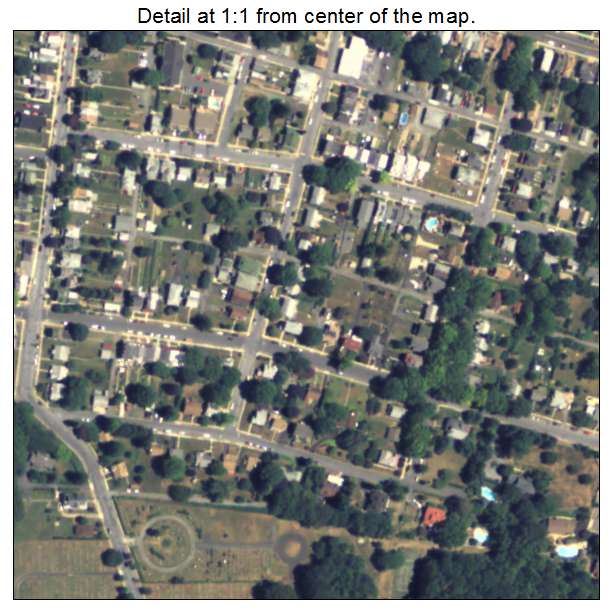 Shillington, Pennsylvania aerial imagery detail