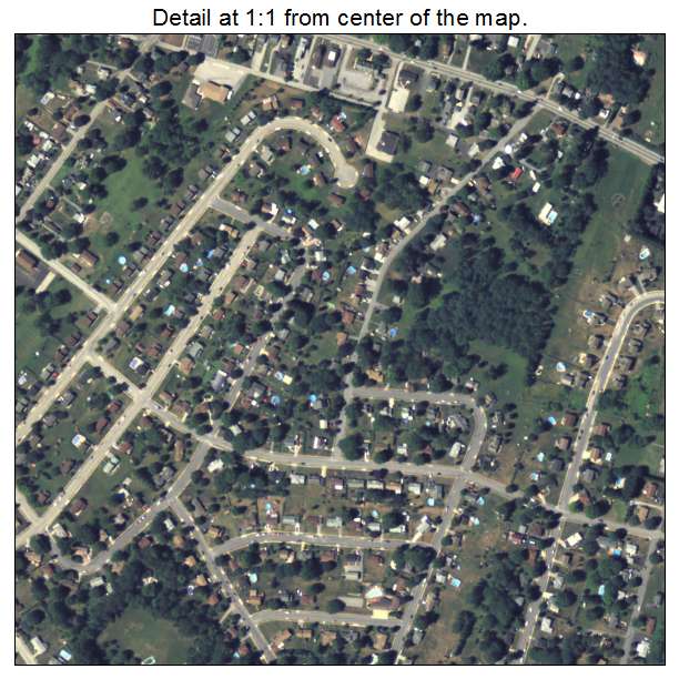 Shiloh, Pennsylvania aerial imagery detail