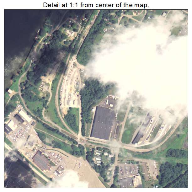 Shippingport, Pennsylvania aerial imagery detail