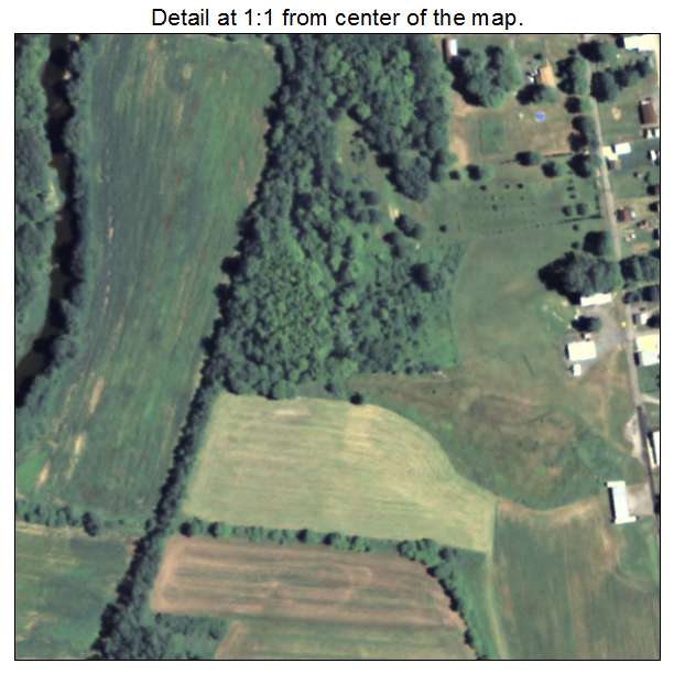 Shirleysburg, Pennsylvania aerial imagery detail