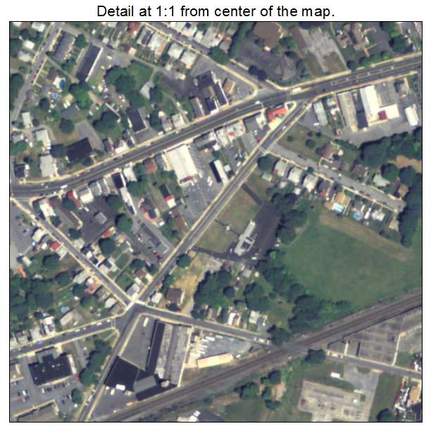 Sinking Spring, Pennsylvania aerial imagery detail