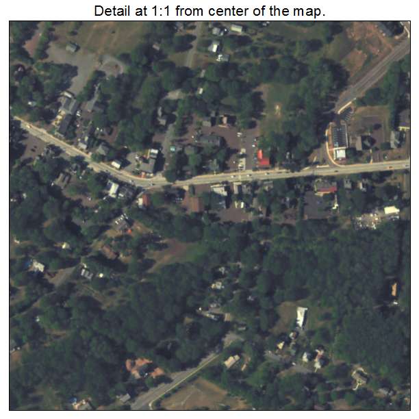 Skippack, Pennsylvania aerial imagery detail