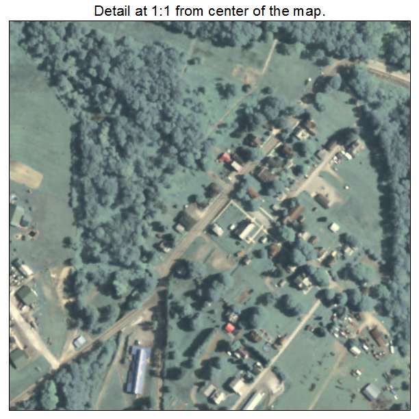 Smicksburg, Pennsylvania aerial imagery detail