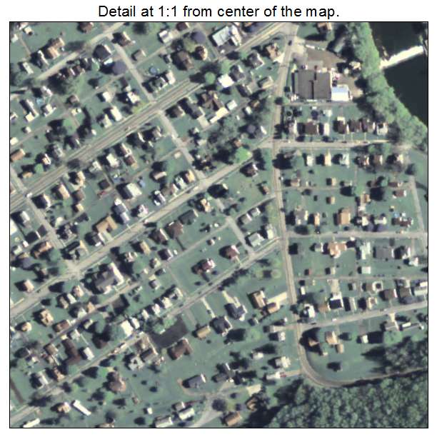 South Bethlehem, Pennsylvania aerial imagery detail