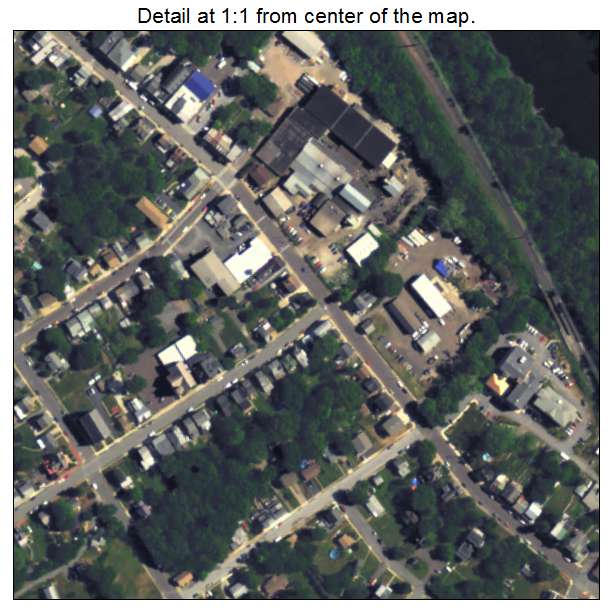 Spring City, Pennsylvania aerial imagery detail