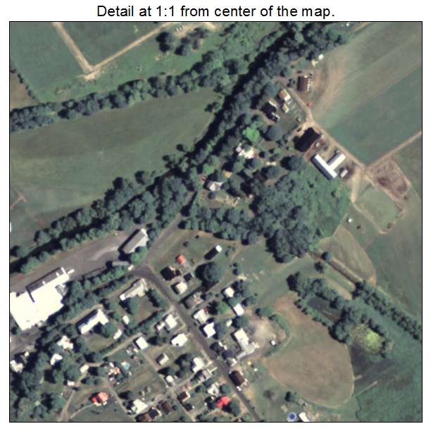 Spring Mills, Pennsylvania aerial imagery detail