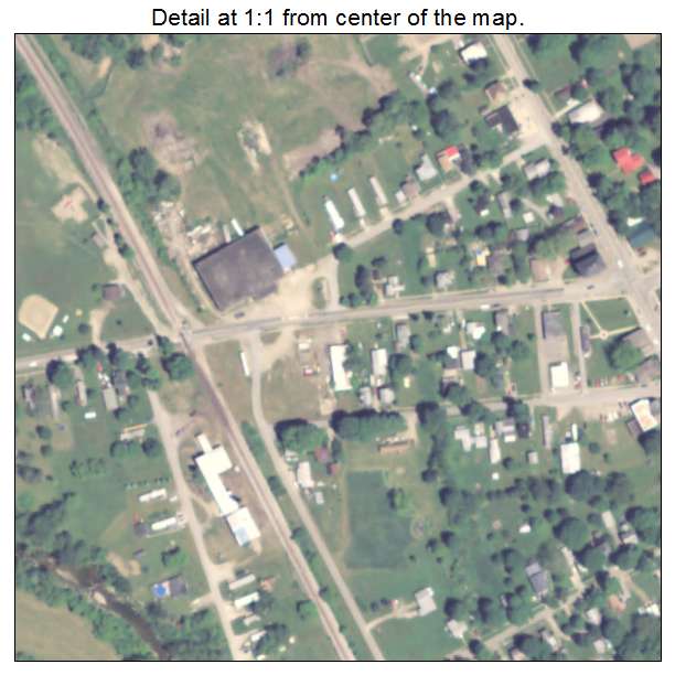 Springboro, Pennsylvania aerial imagery detail