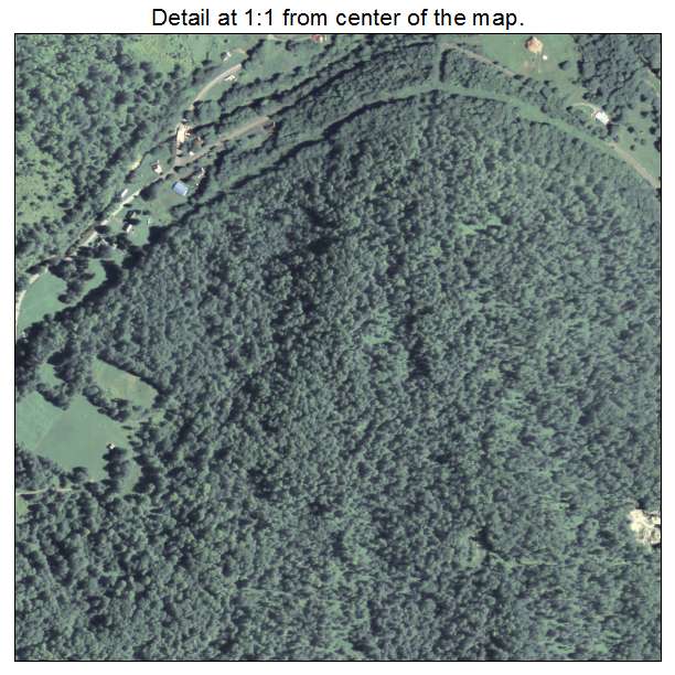 Starrucca, Pennsylvania aerial imagery detail
