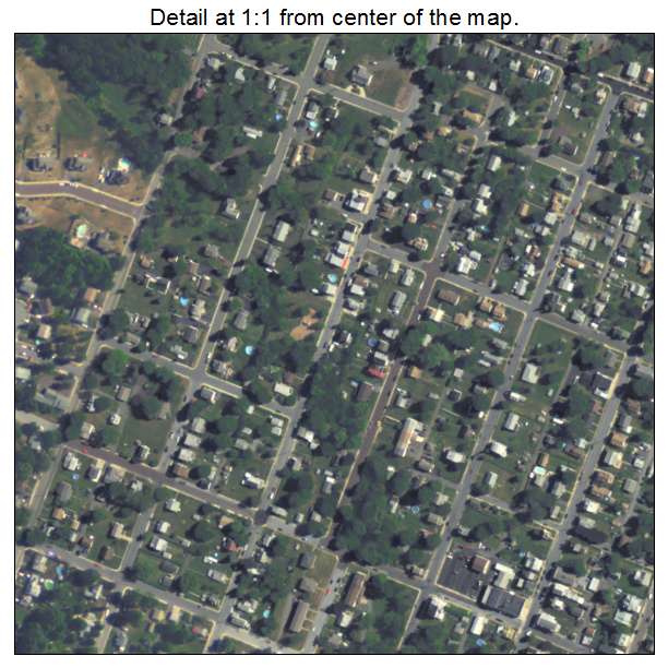 Stowe, Pennsylvania aerial imagery detail