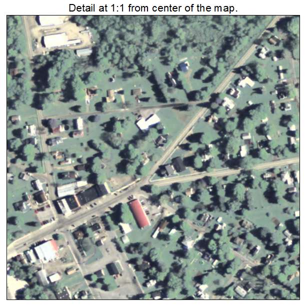 Sugar Grove, Pennsylvania aerial imagery detail