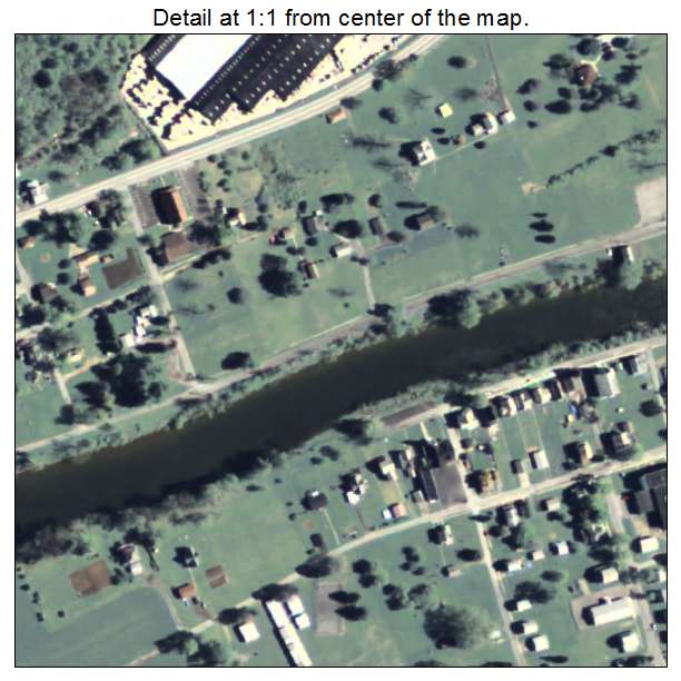 Summerville, Pennsylvania aerial imagery detail