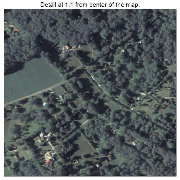 Susquehanna Trails, Pennsylvania aerial imagery detail