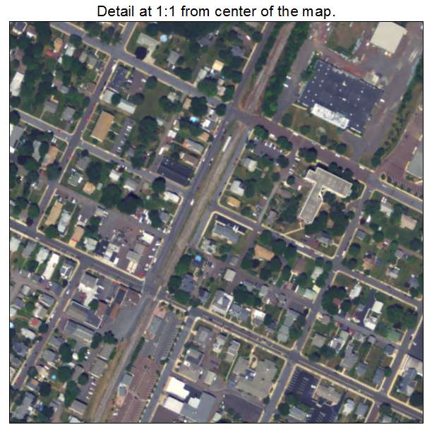 Telford, Pennsylvania aerial imagery detail