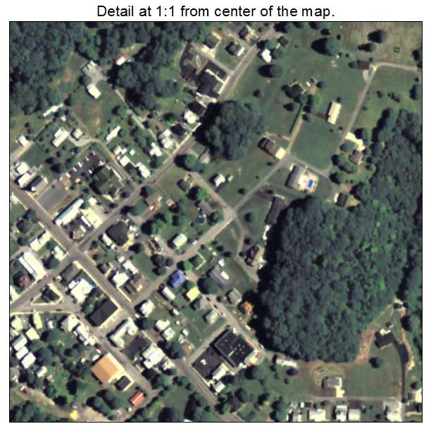 Three Springs, Pennsylvania aerial imagery detail