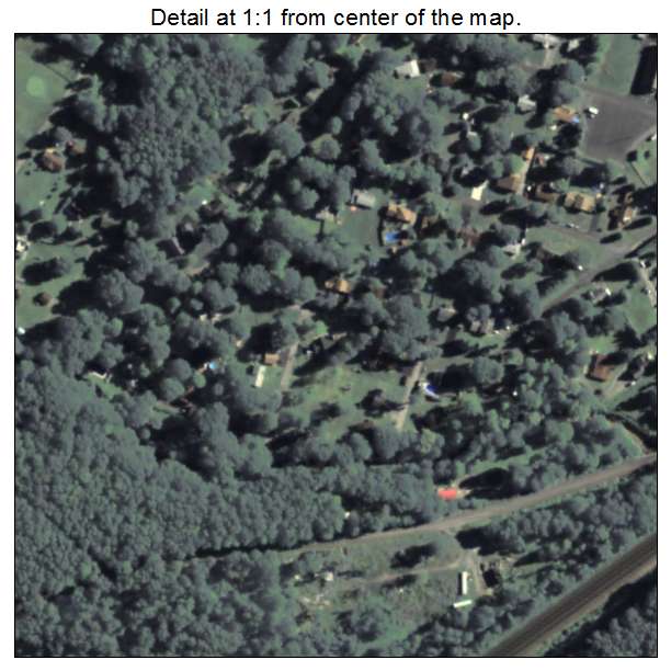 Tipton, Pennsylvania aerial imagery detail