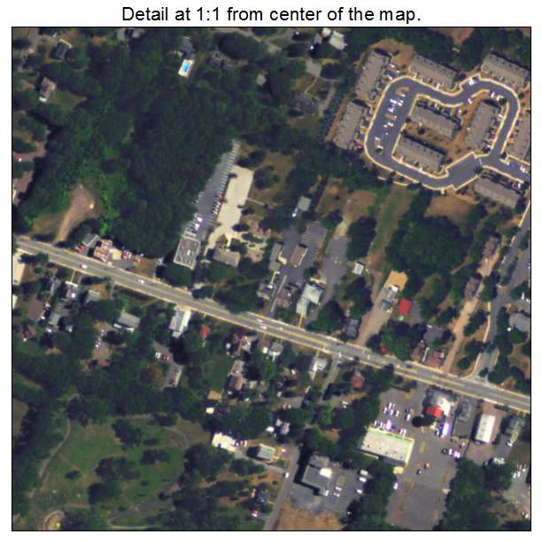 Trappe, Pennsylvania aerial imagery detail