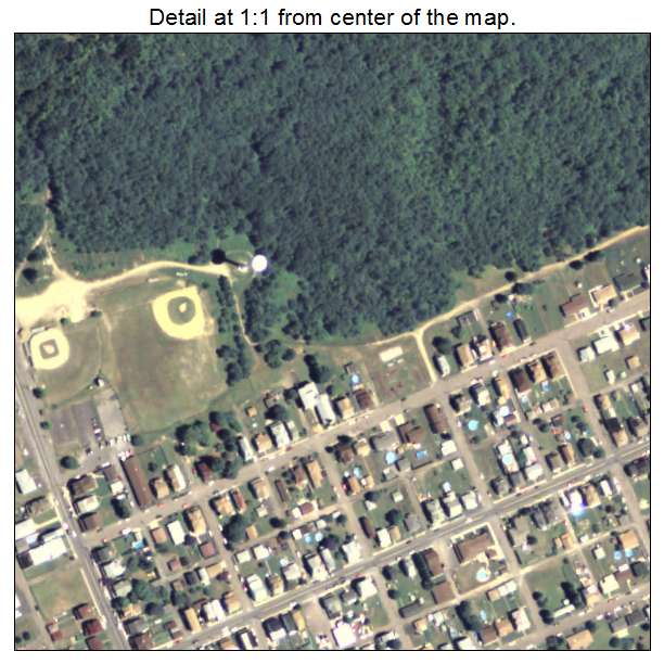 Tresckow, Pennsylvania aerial imagery detail
