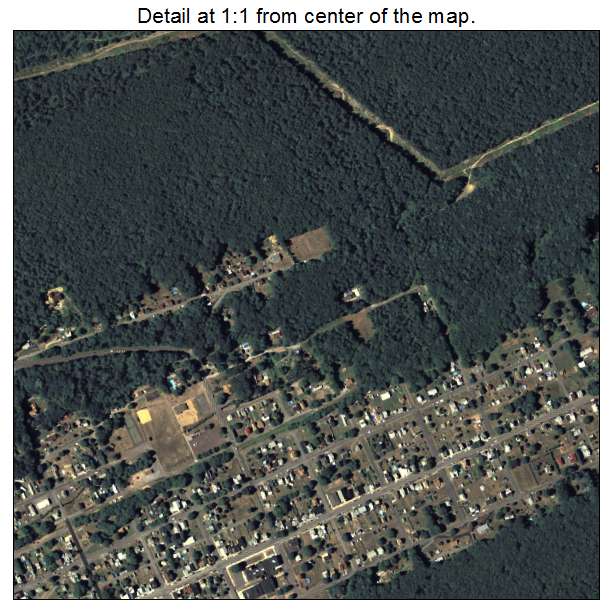 Trevorton, Pennsylvania aerial imagery detail