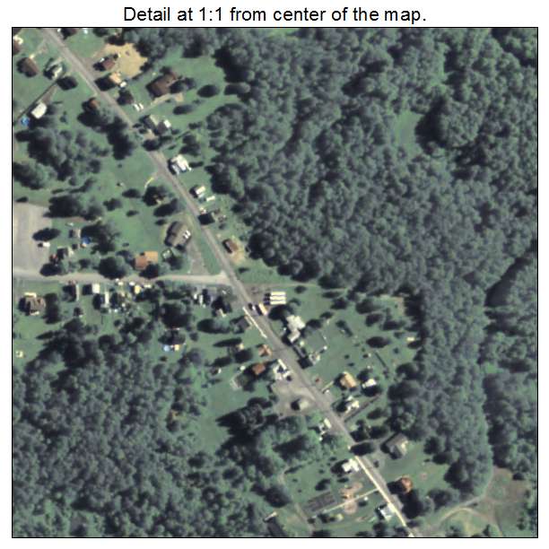 Tunnelhill, Pennsylvania aerial imagery detail