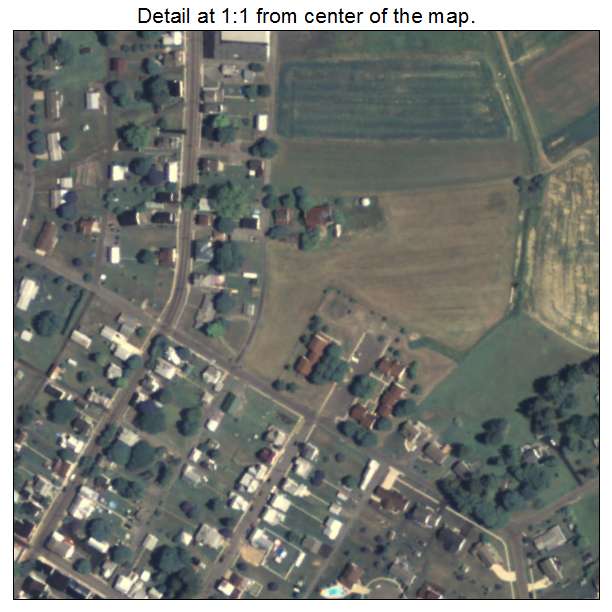 Turbotville, Pennsylvania aerial imagery detail