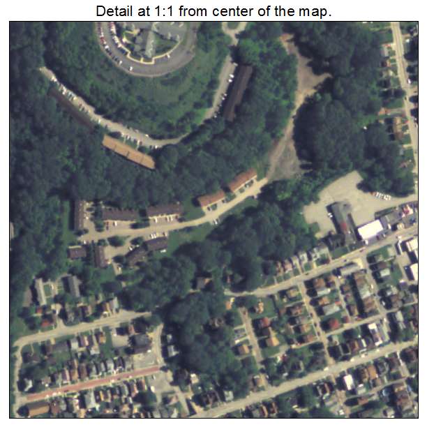 Turtle Creek, Pennsylvania aerial imagery detail