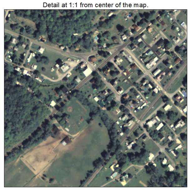 Unionville, Pennsylvania aerial imagery detail