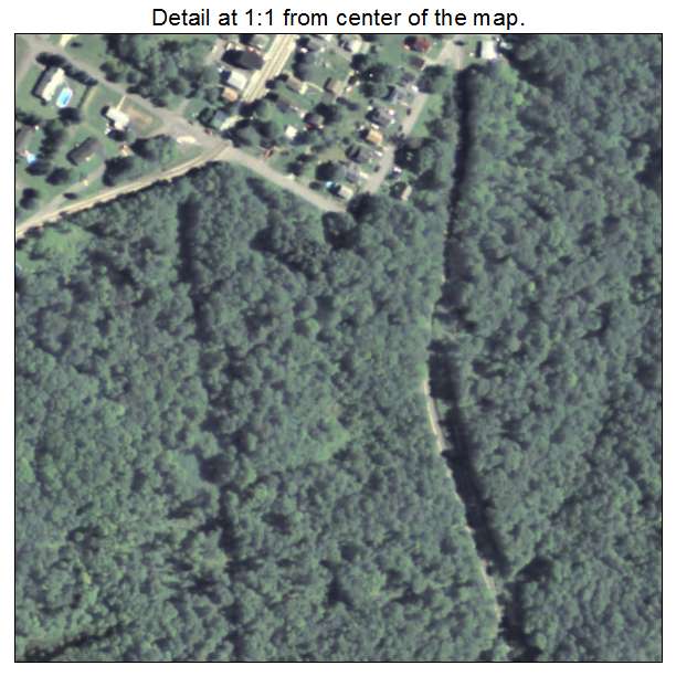 Vandling, Pennsylvania aerial imagery detail