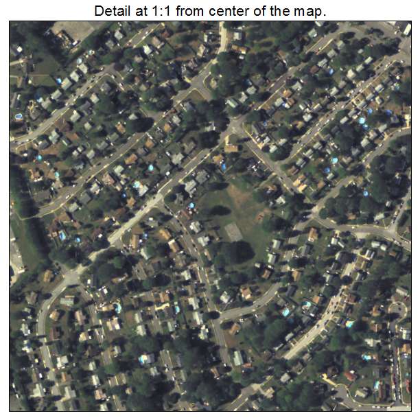 Village Green Green Ridge, Pennsylvania aerial imagery detail