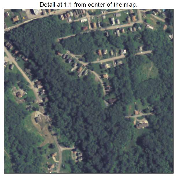 Wall, Pennsylvania aerial imagery detail