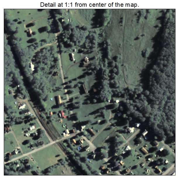 Wallaceton, Pennsylvania aerial imagery detail