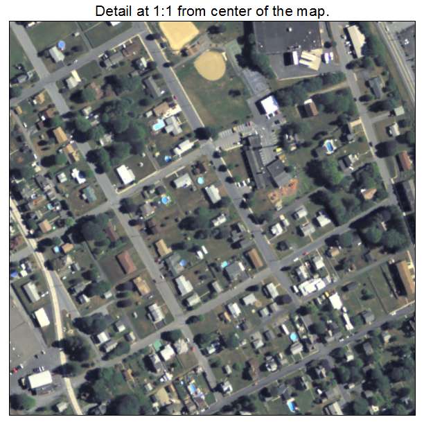 Walnutport, Pennsylvania aerial imagery detail