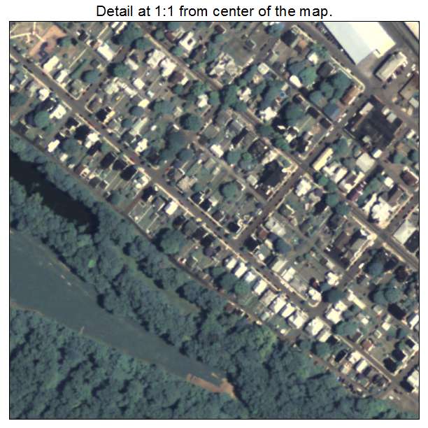 Watsontown, Pennsylvania aerial imagery detail