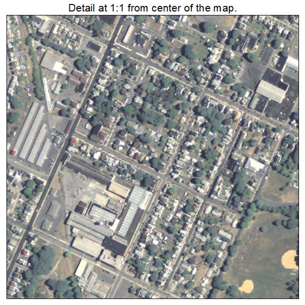 Waynesboro, Pennsylvania aerial imagery detail