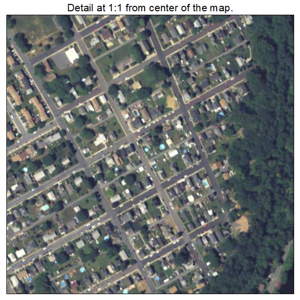 West Easton, Pennsylvania aerial imagery detail